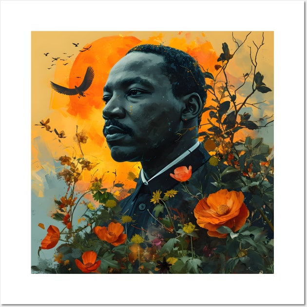 Inspire Unity: Festive Martin Luther King Day Art, Equality Designs, and Freedom Tributes! Wall Art by insaneLEDP